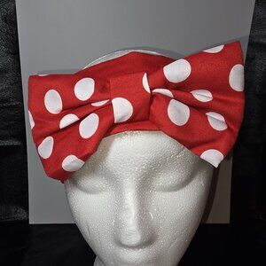 Red Bow Minnie Mouse Headband